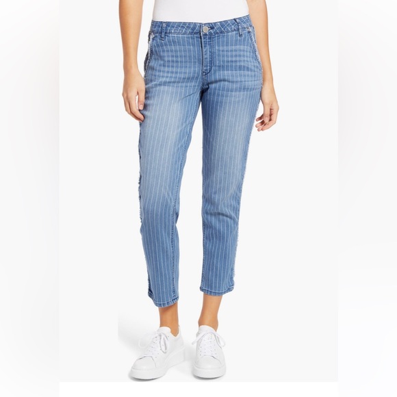 Wit & Wisdom High-Waist Ankle Straight Jeans - Sz 14 - Picture 1 of 3